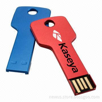Promotional Gifts Key USB Disks with Shock-resistant, Customized Shapes Welcomed